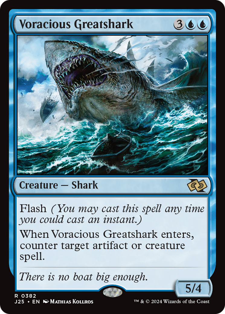 Voracious Greatshark (382) [Foundations Jumpstart] - Deck Out Gaming