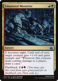 Unnatural Moonrise (247) [Innistrad: Midnight Hunt] foil - Deck Out Gaming