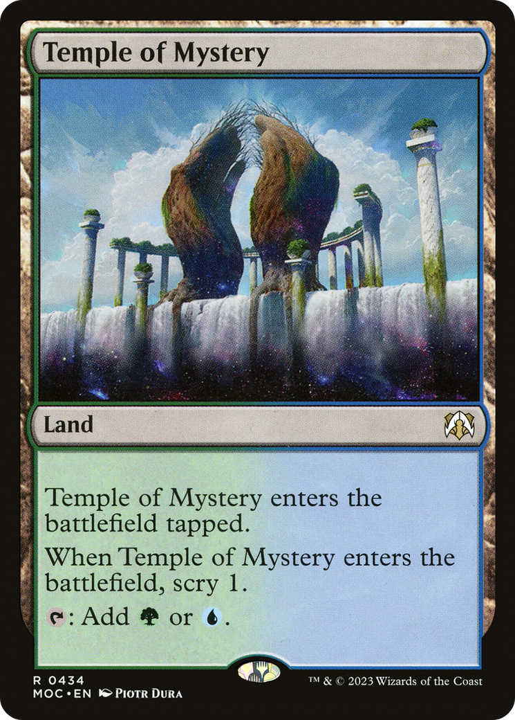 Temple of Mystery (434) [March of the Machine Commander] - Deck Out Gaming