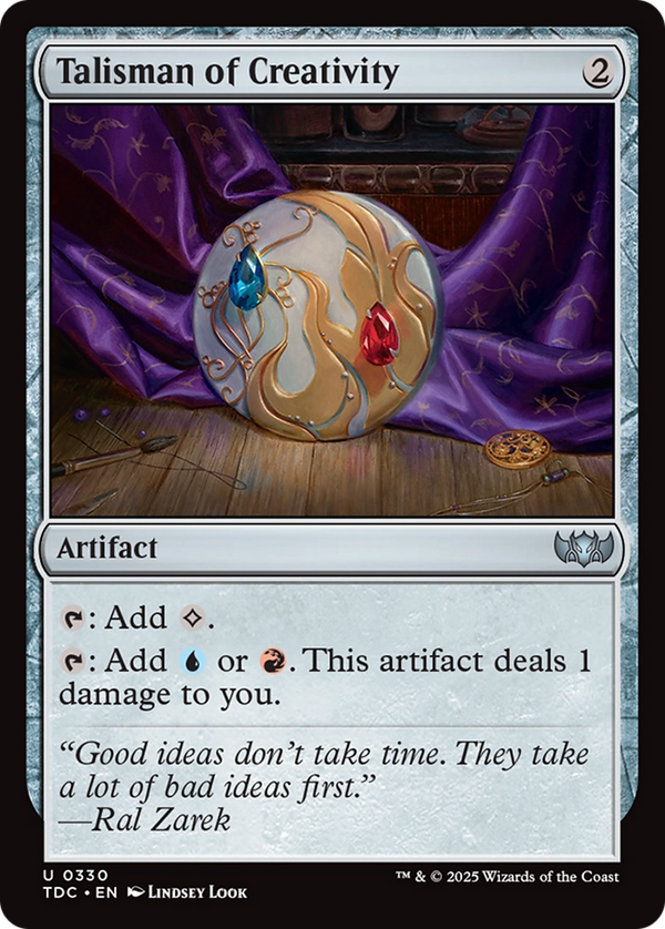 Talisman of Creativity (330) [Commander: Tarkir: Dragonstorm] - Deck Out Gaming