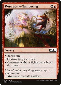 Destructive Tampering (141) [Core Set 2021] - Deck Out Gaming