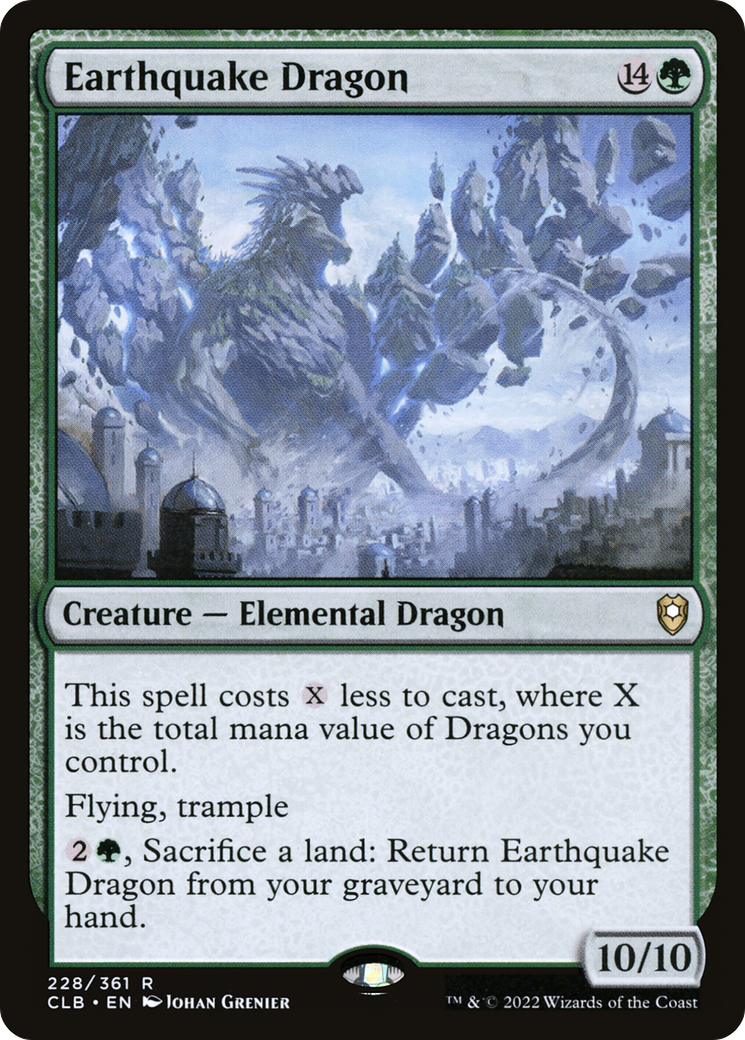 Earthquake Dragon (228) [Commander Legends: Battle for Baldur's Gate] - Deck Out Gaming