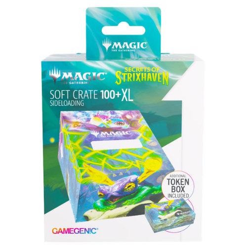 Gamegenic Deck Box: MTG Secrets Of Strixhaven - Bogwater Lumaret/Dina Essence Brewer - Soft Crate XL 100+ Sideloading (Ships Friday May 24th 2026) - Deck Out Gaming