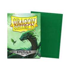 Dragon Shield Standard Size Matte Sleeves - Emerald - 100 Count - Deck Out Gaming