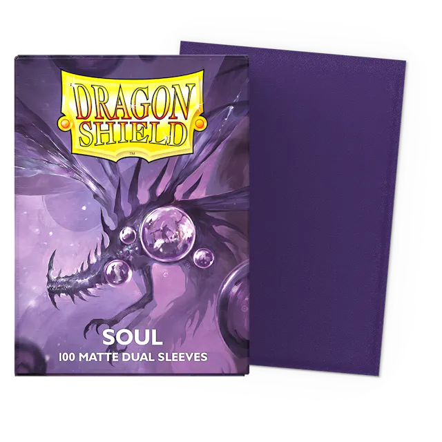 Dragon Shield Standard Size Dual Matte Sleeves - Soul - 100 Count - Deck Out Gaming