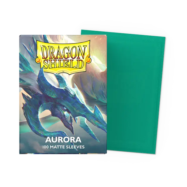 Dragon Shield Standard Size Matte Sleeves - Aurora - 100 Count - Deck Out Gaming