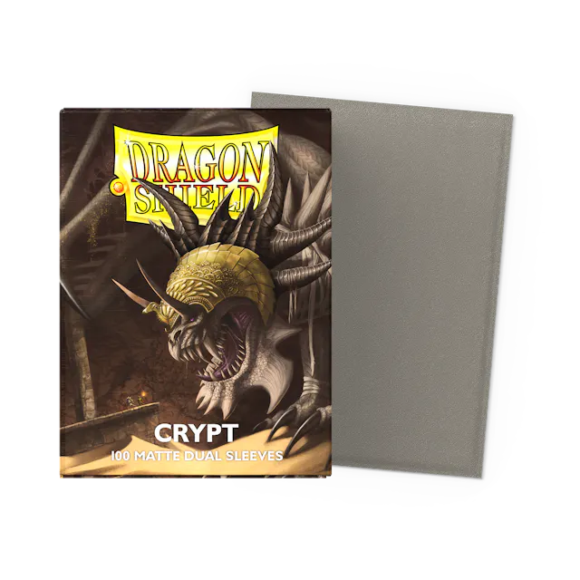 Dragon Shield Standard Size Dual Matte Sleeves - Crypt - 100 Count - Deck Out Gaming