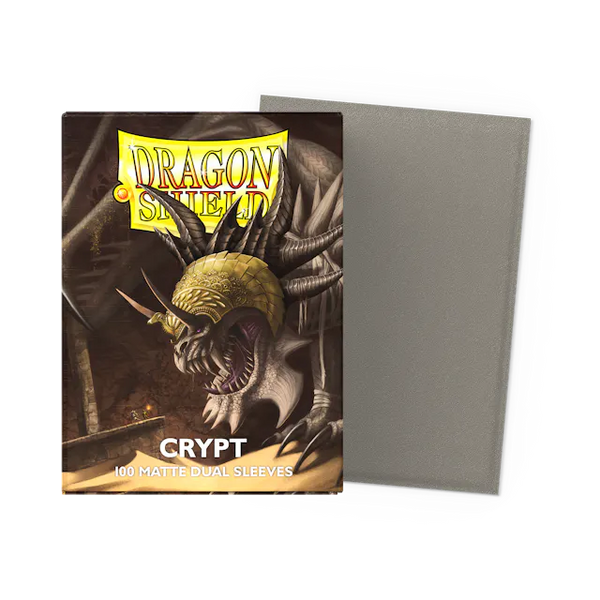 Dragon Shield Standard Size Dual Matte Sleeves - Crypt - 100 Count - Deck Out Gaming