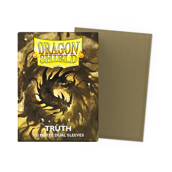 Dragon Shield Standard Size Dual Matte Sleeves - Truth - 100 Count - Deck Out Gaming