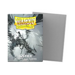 Dragon Shield Standard Size Dual Matte Sleeves - Justice - 100 Count - Deck Out Gaming