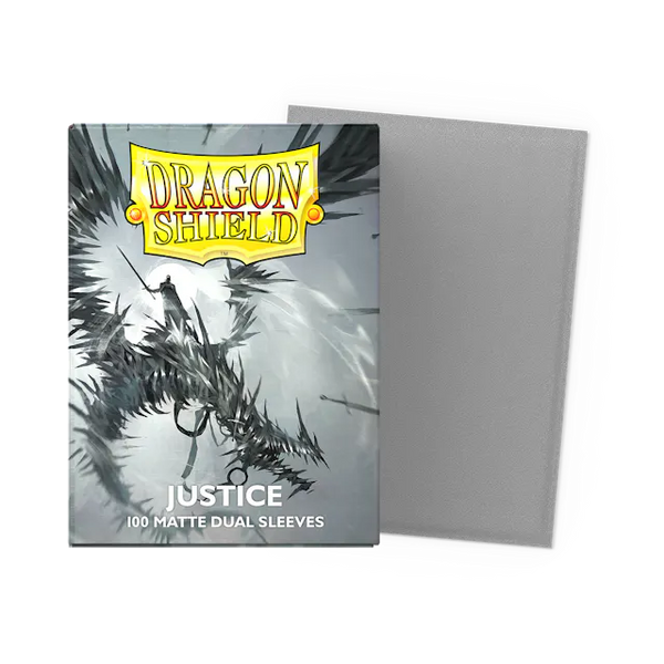 Dragon Shield Standard Size Dual Matte Sleeves - Justice - 100 Count - Deck Out Gaming