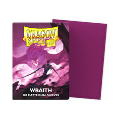 Dragon Shield Standard Size Dual Matte Sleeves - Wraith - 100 Count - Deck Out Gaming