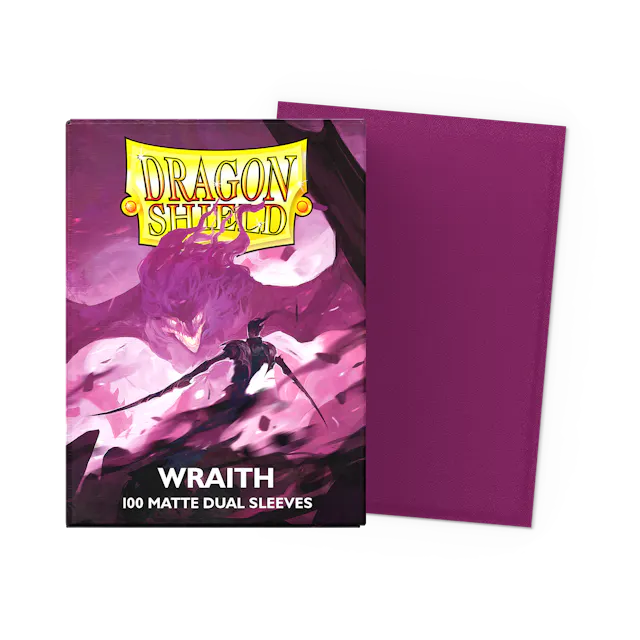 Dragon Shield Standard Size Dual Matte Sleeves - Wraith - 100 Count