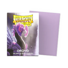 Dragon Shield Standard Size Dual Matte Sleeves - Orchid - 100 Count - Deck Out Gaming
