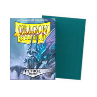 Dragon Shield Standard Size Matte Sleeves - Petrol - 100 Count - Deck Out Gaming