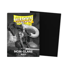 Dragon Shield Standard Size Matte Sleeves - Black Non-Glare - 100 Count - Deck Out Gaming