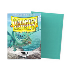Dragon Shield Standard Size Matte Sleeves - Mint - 100 Count - Deck Out Gaming