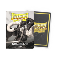 Dragon Shield Standard Size Matte Sleeves - Clear Non-Glare - 100 Count - Deck Out Gaming