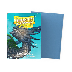 Dragon Shield Standard Size Dual Matte Sleeves - Lagoon - 100 Count - Deck Out Gaming