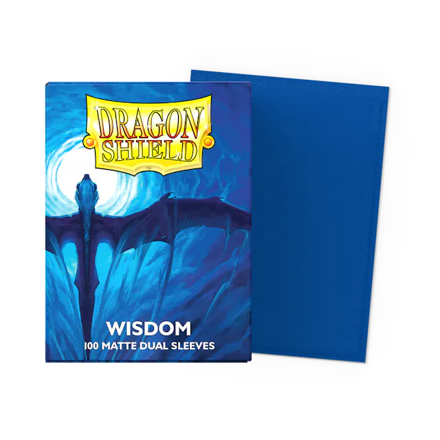 Dragon Shield Standard Size Dual Matte Sleeves - Wisdom - 100 Count - Deck Out Gaming