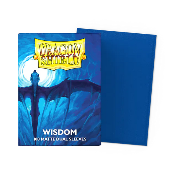 Dragon Shield Standard Size Dual Matte Sleeves - Wisdom - 100 Count - Deck Out Gaming