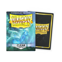 Dragon Shield Standard Size Matte Sleeves - Clear - 100 Count - Deck Out Gaming