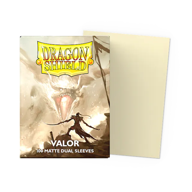 Dragon Shield Standard Size Dual Matte Sleeves - Valor - 100 Count