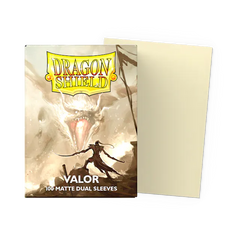 Dragon Shield Standard Size Dual Matte Sleeves - Valor - 100 Count - Deck Out Gaming