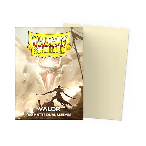 Dragon Shield Standard Size Dual Matte Sleeves - Valor - 100 Count - Deck Out Gaming