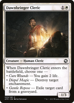 Dawnbringer Cleric (9) [Adventures in the Forgotten Realms] foil - Deck Out Gaming