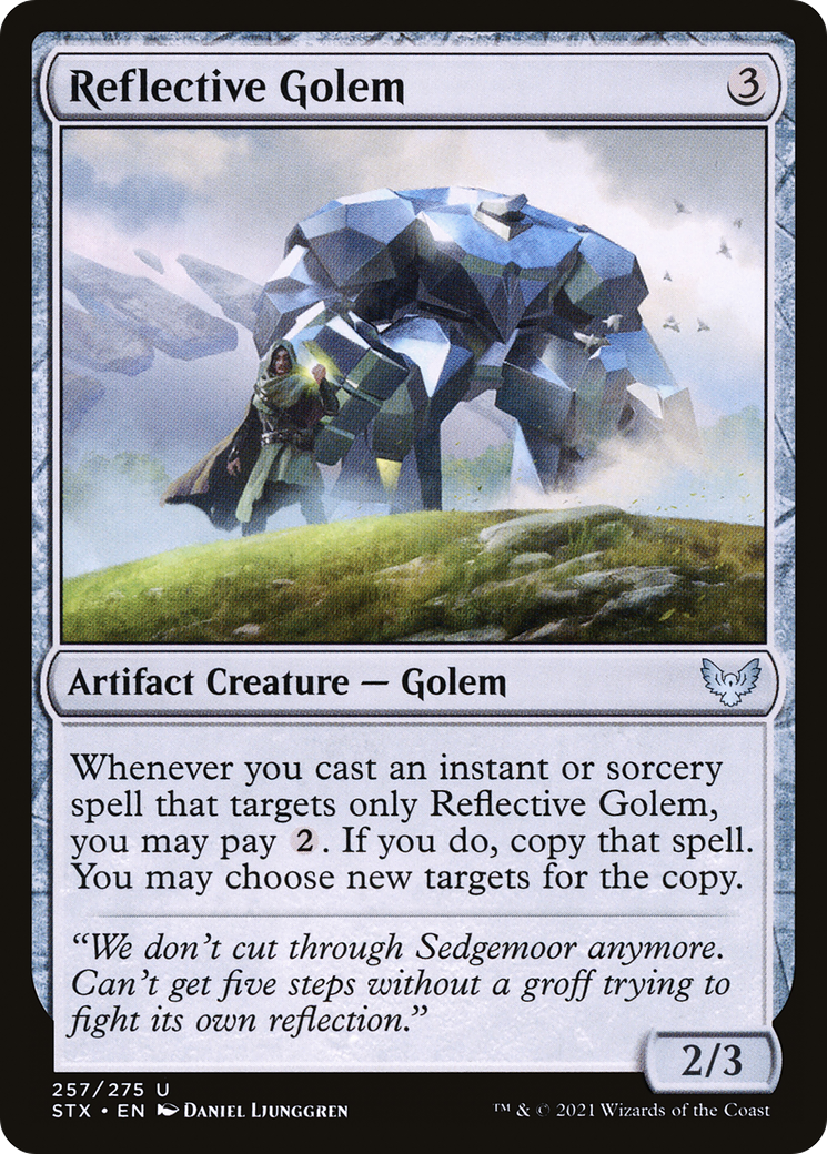 Reflective Golem (257) [Strixhaven: School of Mages] - Deck Out Gaming