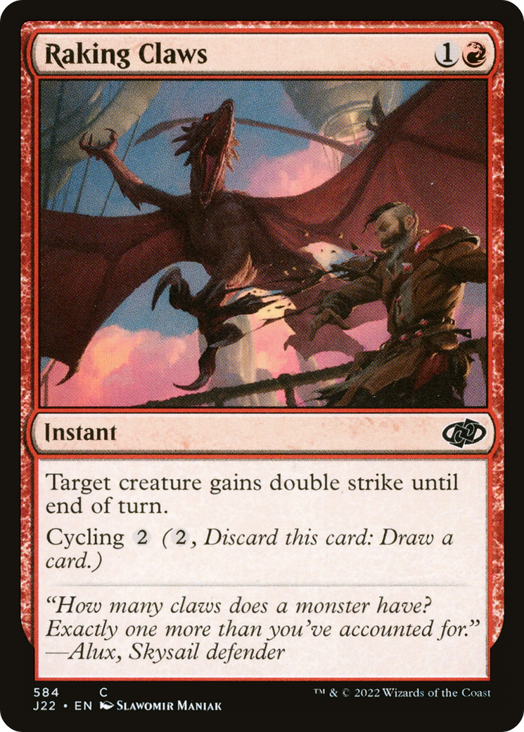 Raking Claws (584) [Jumpstart 2022] - Deck Out Gaming