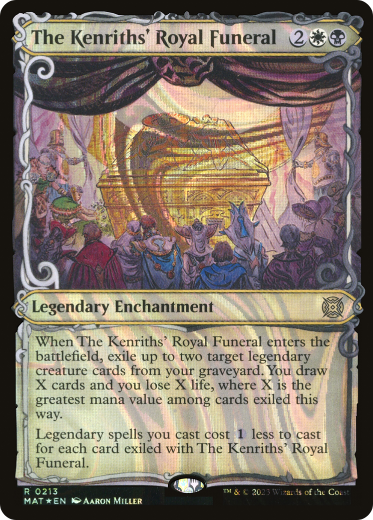 The Kenriths' Royal Funeral (Halo Foil) (213) [March of the Machine: The Aftermath] foil - Deck Out Gaming