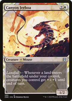 Canyon Jerboa (Showcase) (290) [Zendikar Rising] - Deck Out Gaming