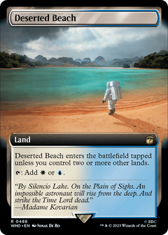 Deserted Beach (Extended Art) (488) [Doctor Who] foil - Deck Out Gaming