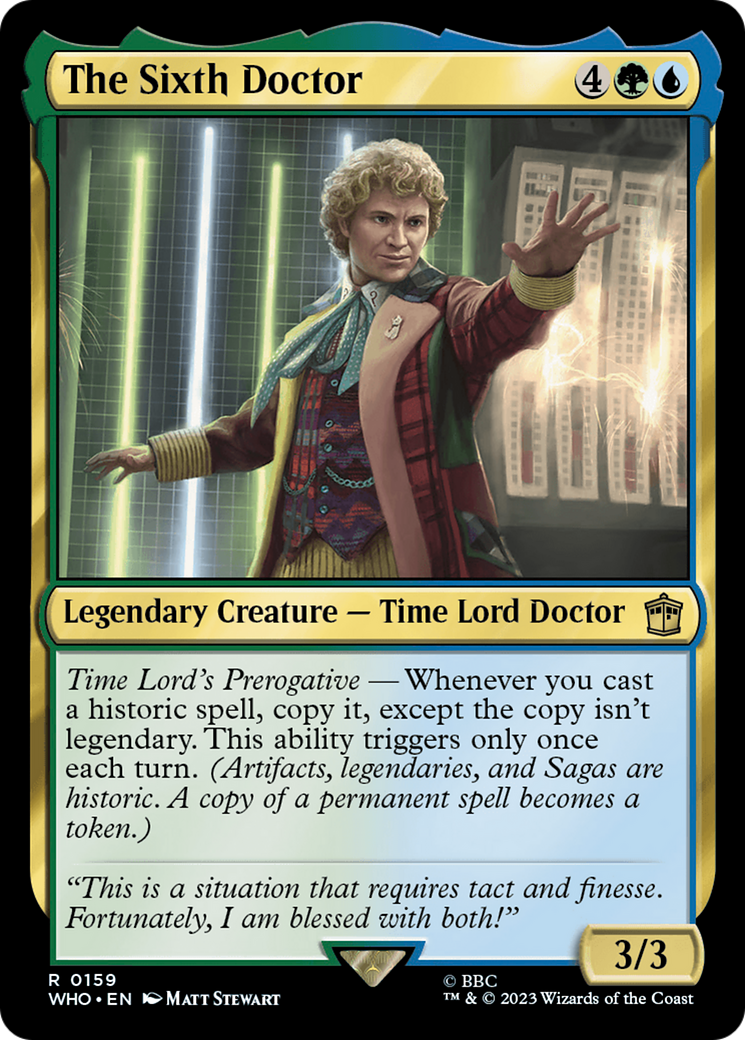 The Sixth Doctor (159) [Doctor Who] - Deck Out Gaming
