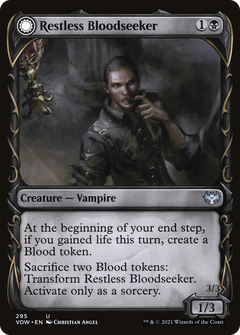 Restless Bloodseeker (Showcase) (295) [Innistrad: Crimson Vow] foil - Deck Out Gaming