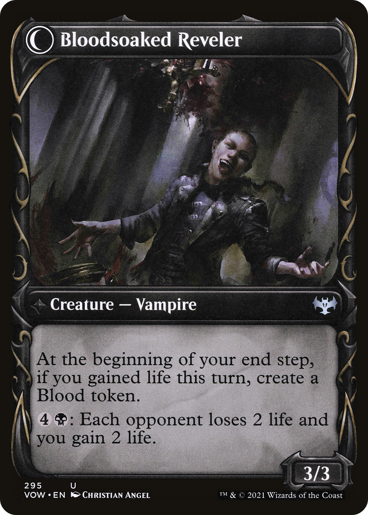 Restless Bloodseeker (Showcase) (295) [Innistrad: Crimson Vow] foil - Deck Out Gaming