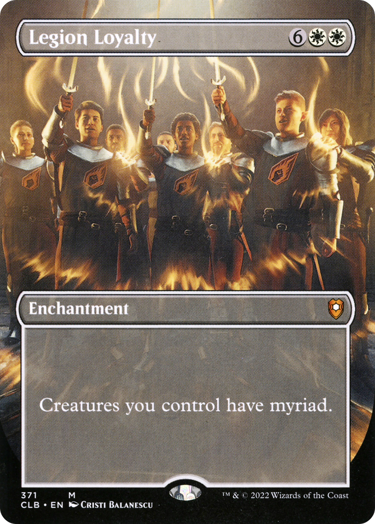Legion Loyalty (Borderless) (371) [Commander Legends: Battle for Baldur's Gate] foil - Deck Out Gaming