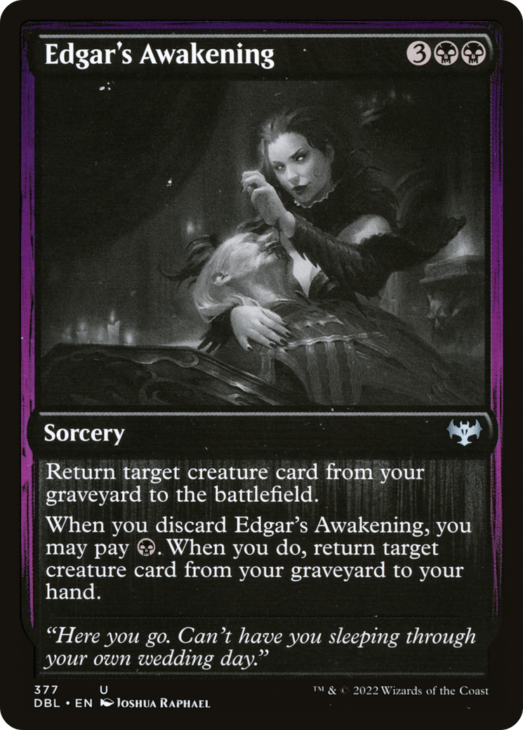 Edgar's Awakening (377) [Innistrad: Double Feature] foil - Deck Out Gaming