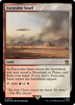 Furycalm Snarl (Surge Foil) (874) [Doctor Who] foil - Deck Out Gaming