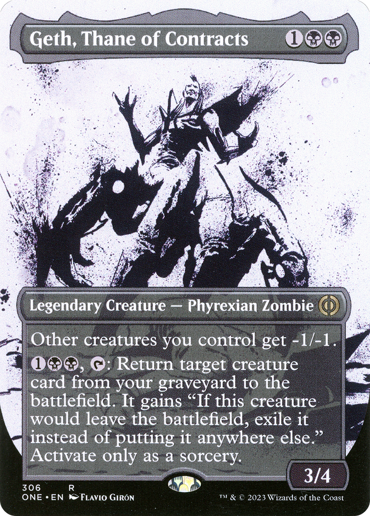 Geth, Thane of Contracts (Showcase) (306) [Phyrexia: All Will Be One] foil - Deck Out Gaming