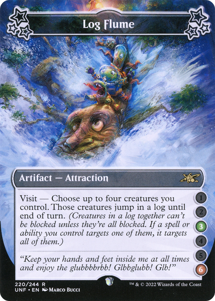 Log Flume (3-6) (220) [Unfinity] foil - Deck Out Gaming