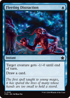 Fleeting Distraction (155) [Foundations] foil - Deck Out Gaming