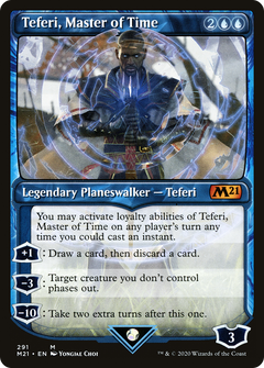 Teferi, Master of Time (Showcase) (291) (291) [Core Set 2021] foil - Deck Out Gaming