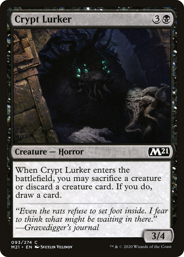 Crypt Lurker (93) [Core Set 2021] foil - Deck Out Gaming