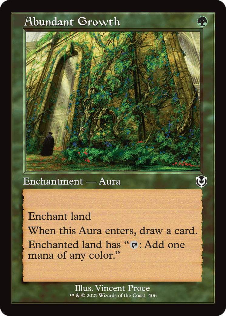 Abundant Growth (Retro Frame) (406) [Innistrad Remastered] - Deck Out Gaming