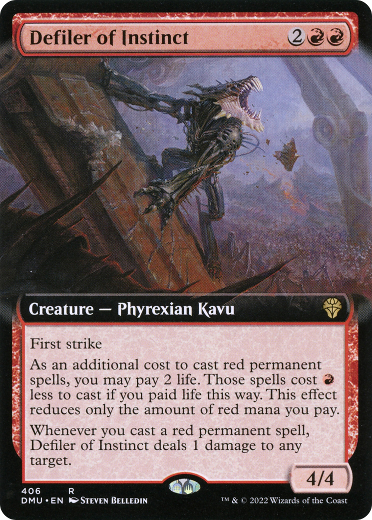 Defiler of Instinct (Extended Art) (406) [Dominaria United] foil - Deck Out Gaming