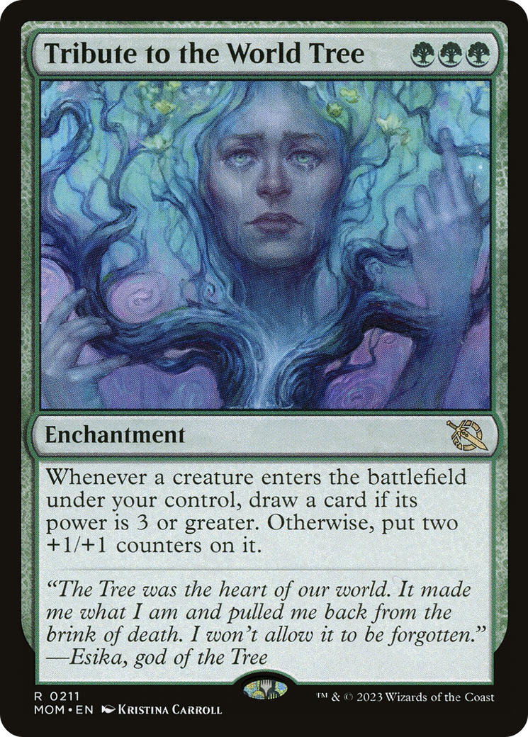 Tribute to the World Tree (211) [March of the Machine] foil - Deck Out Gaming