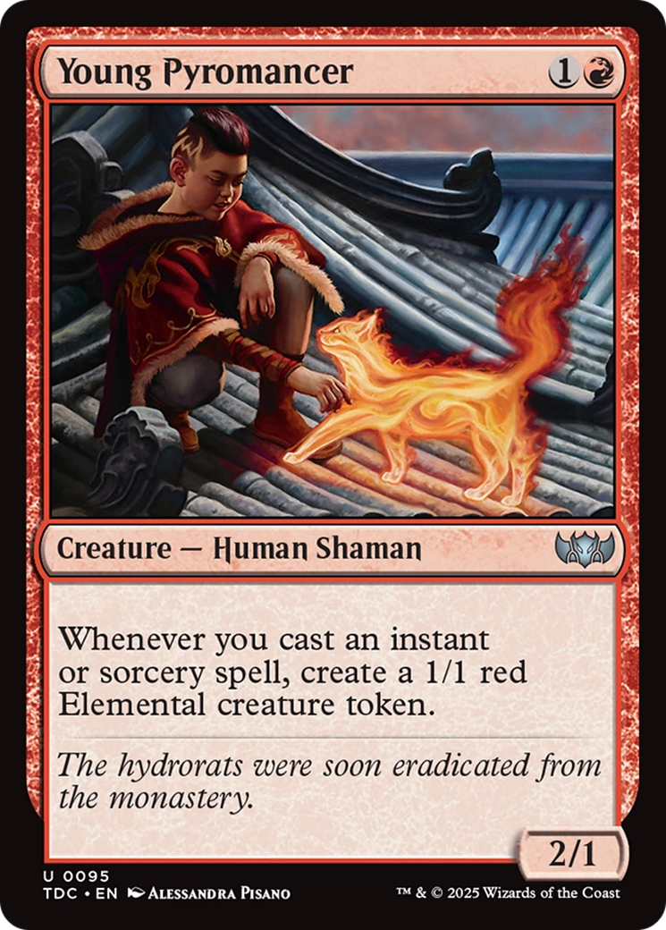 Young Pyromancer (95) [Commander: Tarkir: Dragonstorm] - Deck Out Gaming